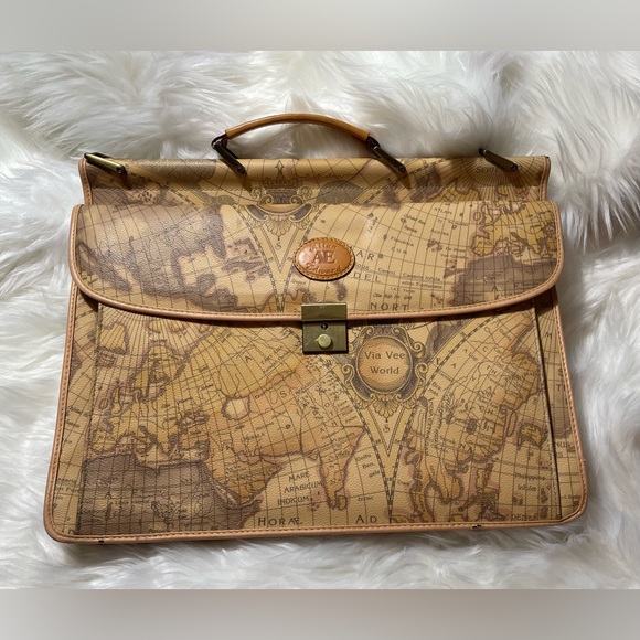 Nautical Map Briefcase - Picture 2 of 5